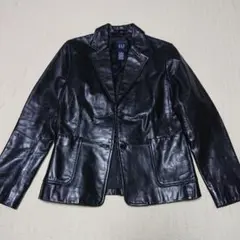 old GAP レザージャケット テーラード 00s 牛革