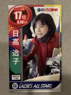ボートレース常滑 レディースオールスター開催記念トレカ 日高逸子選手