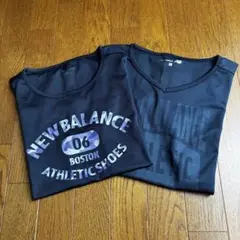 大きいサイズ NEW BALANCE トレーニングシャツ 2枚組