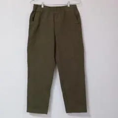 UNIQLO ジャージーリラックスアンクルパンツ オリーブ M サイズ メンズ