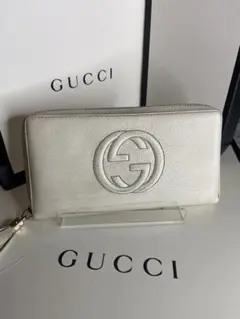 GUCCI グッチ 長財布 ラウンドファスナー ソーホー