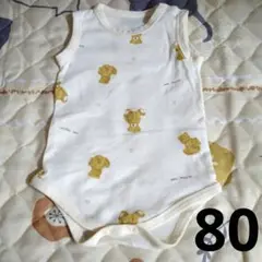 動物柄 ベビー肌着 サイズ80