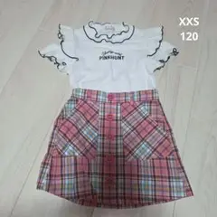 ピンクハント　スカート　トップス　120