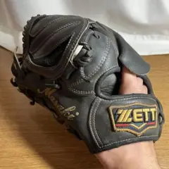 オリックスバファローズ 実使用 支給 グローブ グラブ ZETT 硬式 破れあり