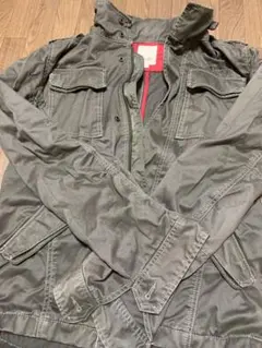 DIESEL グレー ミリタリージャケット L