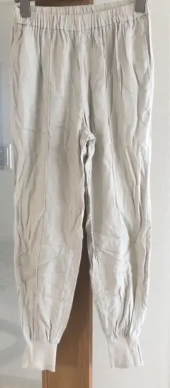 ベイフローリネンジョガーパンツ