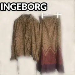 INGEBORG セットアップ 花柄 サイズS
