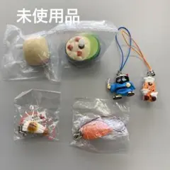 寿司キャラクター ストラップ4個セット　走るおもちゃ2個セット