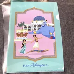 ビオレ　花王　ディズニー　クリアファイル　アラジン