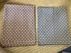 はぎれ　色違いの星柄
