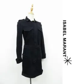 D215/ ISABEL MARANT デニムワンピース ストレッチ 1 濃紺