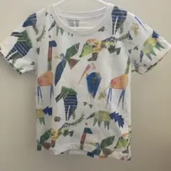 Design Tshirts Store graniph 動物柄Tシャツ 100