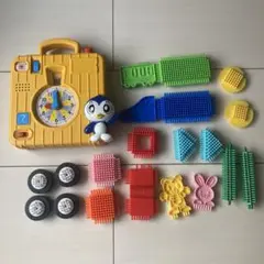 ベネッセ Benesse 知育玩具 時計おもちゃなんじくん　プッシュブロック