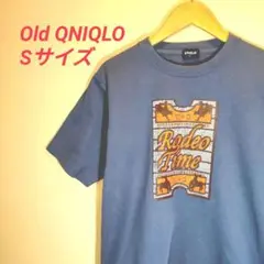 Olf UNIQLO Rodeo Time Tシャツ Sサイズ ブルー 紺色タグ