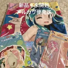 うる星やつら一番くじエコバッグ 、アクスタ2点、ステッカーセット