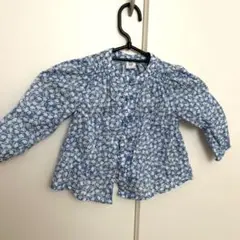 GAP 花柄 薄手長袖シャツ80cm