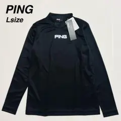 【新品】PING ピン　ゴルフウェア　長袖シャツ　レディースＬ　黒