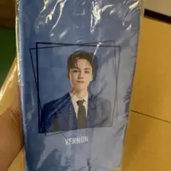 VERNON 青 ポーチ