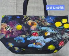 〇ドでか〇魚柄①バケツ型エコバッグ