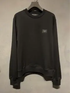 新品 DOLCEu0026GABBANA プレートロゴスウェット 50サイズ NCL