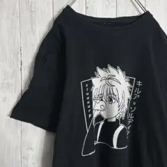 【入手困難】00s 古着 HUNTER × HUNTER キルア 黒 Tシャツ