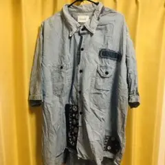CAL O LINE シャンブレーシャツ Lサイズ