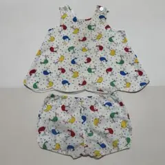 kids vintage くじらセットアップ