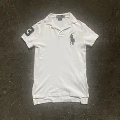 POLO RALPH LAUREN ポロシャツ 白 ビックポニー