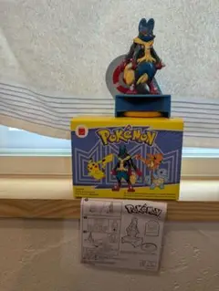 新品　マクドナルド　ハッピーセット　おもちゃ　メガルカリオ　ポケモン