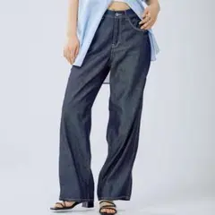 LEPSIM デニムストレートパンツ　M