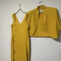 ★激レア★ christian dior ワンピース　セットアップ　イエロー