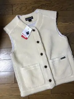 新品 L marmot マーモット シープフリースベスト 四角友里