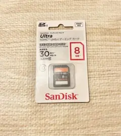 〈新品〉　サンディスク ウルトラ SDHC UHS-I ゲーミングカード　8GB