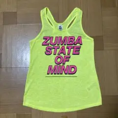 JWI 正規品　ZUMBA蛍光イエロー タンクトップ XS 新品未使用品