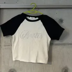 WEGO リブTシャツ Bestie