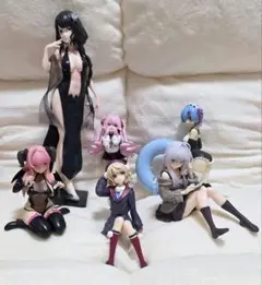 ほぼ新品 フィギュア 6点セット しぐれうい レム エルザ リゼロ NIKKE