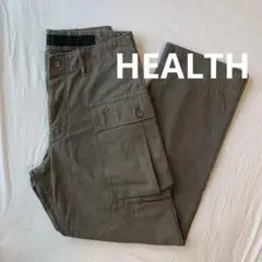 HEALTH ヘルス　カーゴパンツ カーキ