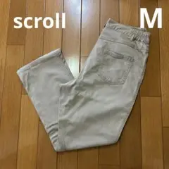 Scroll スクロール　レディース　ジーンズ　サイズM ベージュ