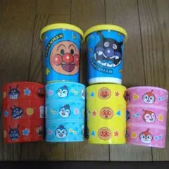 アンパンマン ぬりえコップ✕2くるくるコップ✕4