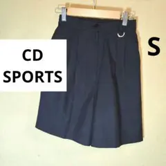 新品　CD SPORTS 黒キュロット フロントタックゴルフパンツ　Sサイズ