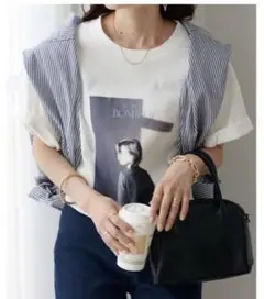 Discoat アソートフォトTシャツ カラー：ブルー