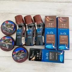 【おまとめ9個セット】新品未使用 is-fit靴クリーム セット 茶 黒