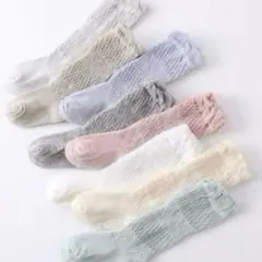 ENDO SOCKS薄型通気性良いシンプルデザインのベビー ハイソックス