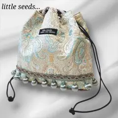 little seeds... リトルシーズ　トライアングルトート ホワイト little seeds リトルシーズ トライアングルトート ホワイト