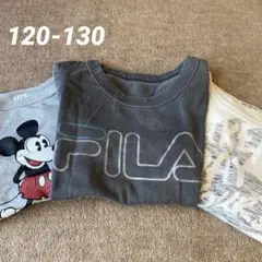 男の子 半袖Tシャツ 120-130 3枚セット