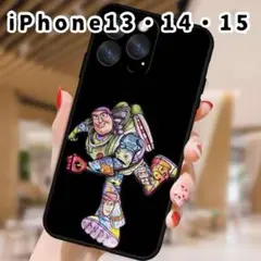 iPhone 13 14 15 ケース　トイストーリー　ディズニー　バズ　カバー