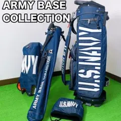 希少 デニム生地 アーミーベースコレクション スタンドキャディバッグ ゴルフ ARMY BASE COLLECTION アーミーベースコレクション ゴルフ US