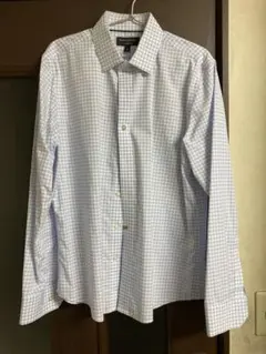 BANANA REPUBLIC チェック柄 長袖シャツ レギュラーカラー