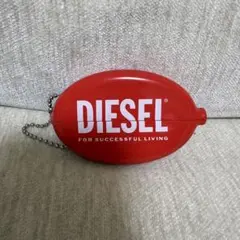 DIESEL コインケース 赤 ラバー素材 ノベルティ