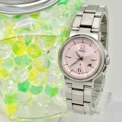 【新品電池】 SEIKO ルキア レディース 腕時計 デイト ピンク ドレス